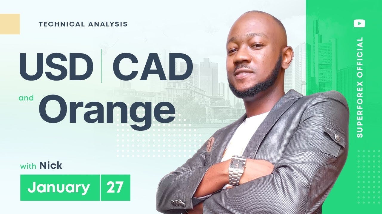 Forex Technical Analysis - USD/CAD | Orange | 27.01.2023