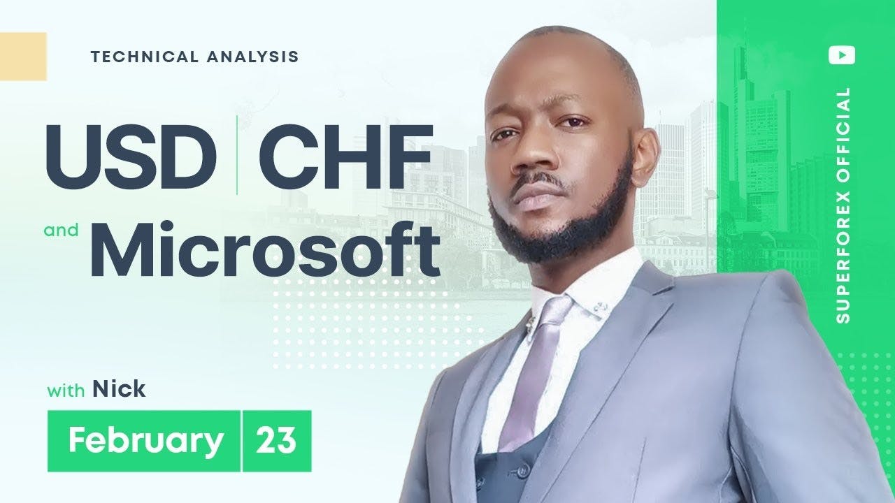 Forex Technical Analysis - USD/CHF | Microsoft | 23.02.2023
