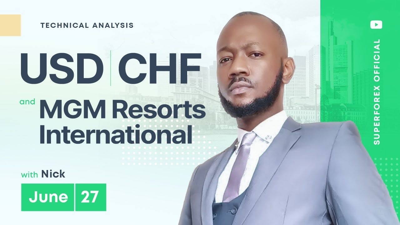 Forex Technical Analysis - USD/CHF | MGM Resorts International | 27.06.2023
