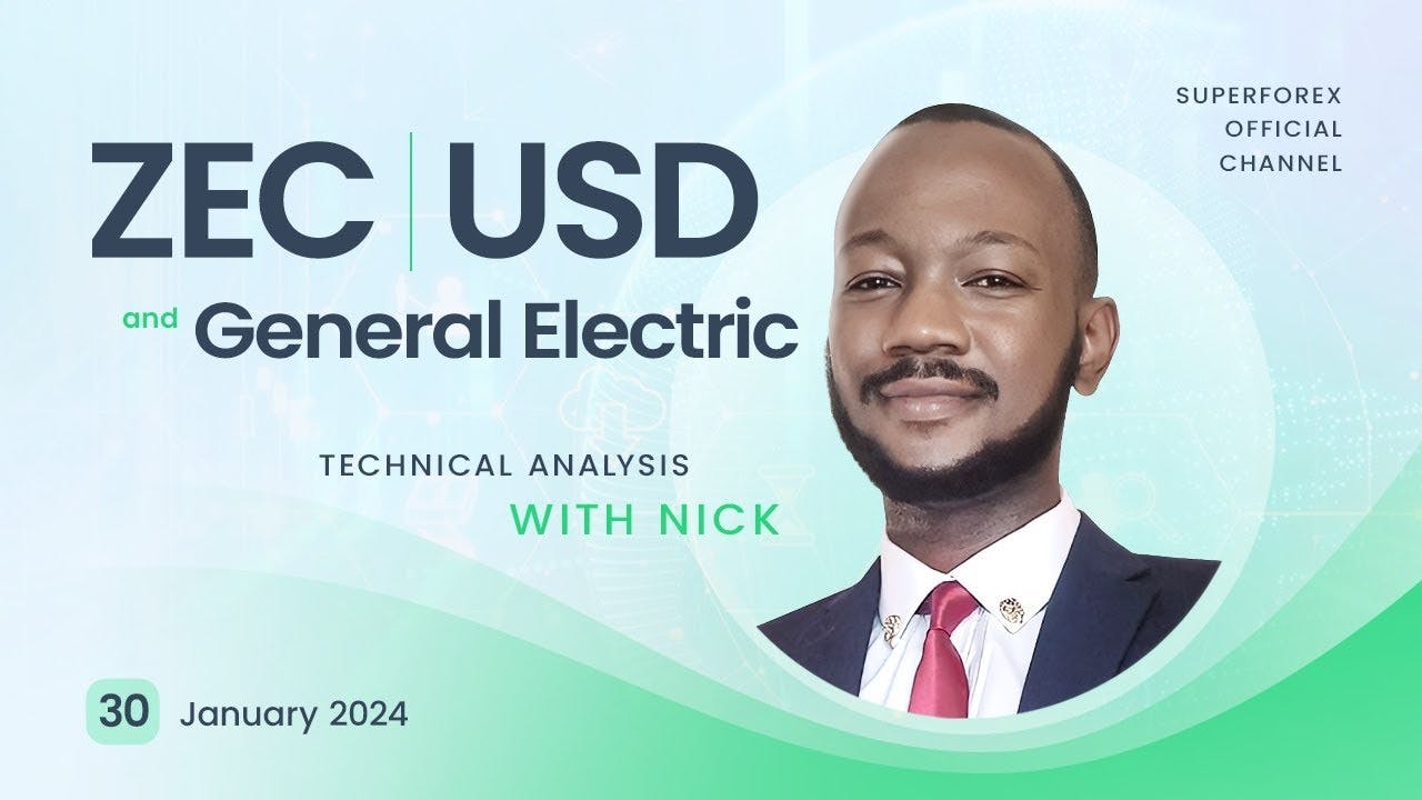 Forex Technical Analysis - ZEC/USD | General Electric | 30.01.2024